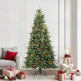 Árbol de Navidad artificial con ramas articuladas Verde 240 cm