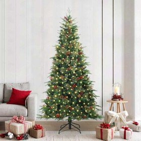 Árbol de Navidad artificial con ramas articuladas Verde 240 cm