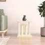 Katzenkratzbäume mit cremefarbenen Plattformen 50 cm von vidaXL, Katzenmöbel - Ref: Foro24-172043, Preis: 38,71 €, Rabatt: %