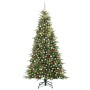 Árbol de Navidad artificial con ramas articuladas Verde 240 cm