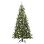 Árbol de Navidad artificial con ramas articuladas Verde 240 cm