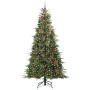 Árbol de Navidad artificial con ramas articuladas Verde 240 cm