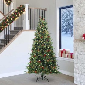 Árbol de Navidad artificial con ramas articuladas Verde 240 cm