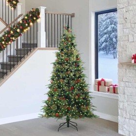 Árbol de Navidad artificial con ramas articuladas Verde 240 cm
