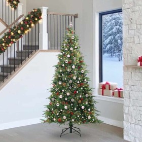Árbol de Navidad artificial con ramas articuladas Verde 240 cm