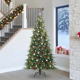 Árbol de Navidad artificial con ramas articuladas Verde 240 cm