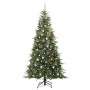 Árbol de Navidad artificial con ramas articuladas Verde 240 cm