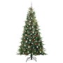 Árbol de Navidad artificial con ramas articuladas Verde 240 cm