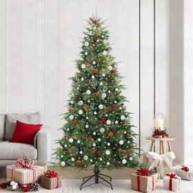 Árbol de Navidad artificial con ramas articuladas Verde 240 cm