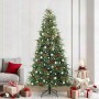 Árbol de Navidad artificial con ramas articuladas Verde 240 cm