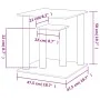 Katzenkratzbäume mit cremefarbenen Plattformen 50 cm von vidaXL, Katzenmöbel - Ref: Foro24-172043, Preis: 38,05 €, Rabatt: %