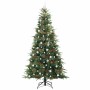 Árbol de Navidad artificial con ramas articuladas Verde 240 cm