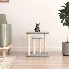 Scratching posts for cats with light gray platforms 50 cm by vidaXL, Cat furniture - Ref: Foro24-172044, Price: 38,90 €, Disc...