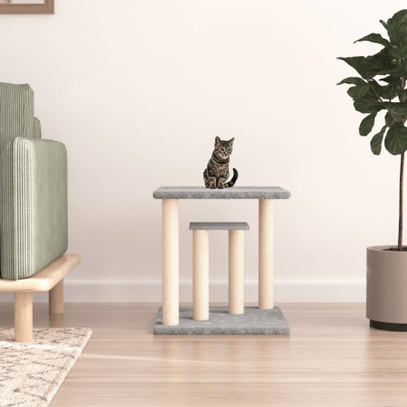 Hellgraue Katzenkratzbäume mit Plattformen 50 cm von vidaXL, Katzenmöbel - Ref: Foro24-172044, Preis: 39,55 €, Rabatt: %