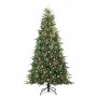 Árbol de Navidad artificial con ramas articuladas Verde 240 cm