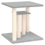 Hellgraue Katzenkratzbäume mit Plattformen 50 cm von vidaXL, Katzenmöbel - Ref: Foro24-172044, Preis: 39,55 €, Rabatt: %