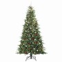 Árbol de Navidad artificial con ramas articuladas Verde 240 cm