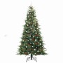 Árbol de Navidad artificial con ramas articuladas Verde 240 cm