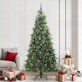 Árbol de Navidad artificial con ramas articuladas Verde 240 cm