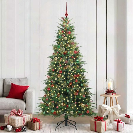 Árbol de Navidad artificial con ramas articuladas Verde 240 cm