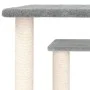 Scratching posts for cats with light gray platforms 50 cm by vidaXL, Cat furniture - Ref: Foro24-172044, Price: 38,90 €, Disc...