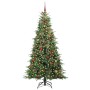Árbol de Navidad artificial con ramas articuladas Verde 240 cm