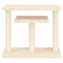 Katzenkratzbäume mit cremefarbenen Plattformen 62,5cm von vidaXL, Katzenmöbel - Ref: Foro24-172046, Preis: 43,21 €, Rabatt: %