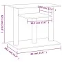 Scratching posts for cats with cream-colored platforms 62.5cm by vidaXL, Cat furniture - Ref: Foro24-172046, Price: 42,37 €, ...