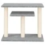 Cat scratching posts with platforms light gray 62.5 cm by vidaXL, Cat furniture - Ref: Foro24-172047, Price: 42,42 €, Discoun...