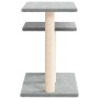 Cat scratching posts with platforms light gray 62.5 cm by vidaXL, Cat furniture - Ref: Foro24-172047, Price: 43,21 €, Discoun...