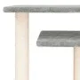 Cat scratching posts with platforms light gray 62.5 cm by vidaXL, Cat furniture - Ref: Foro24-172047, Price: 42,42 €, Discoun...