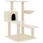 Katzenkratzbaum mit cremefarbenen Sisalstämmen, 82,5 cm von vidaXL, Katzenmöbel - Ref: Foro24-172385, Preis: 53,13 €, Rabatt: %