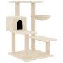 Katzenkratzbaum mit cremefarbenen Sisalstämmen, 82,5 cm von vidaXL, Katzenmöbel - Ref: Foro24-172385, Preis: 54,15 €, Rabatt: %
