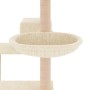 Katzenkratzbaum mit cremefarbenen Sisalstämmen, 82,5 cm von vidaXL, Katzenmöbel - Ref: Foro24-172385, Preis: 54,15 €, Rabatt: %