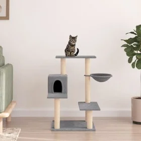 Cat scratching post with light gray sisal posts 82.5 cm by vidaXL, Cat furniture - Ref: Foro24-172386, Price: 48,05 €, Discou...