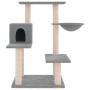 Katzenkratzbaum mit hellgrauen Sisalstämmen 82,5 cm von vidaXL, Katzenmöbel - Ref: Foro24-172386, Preis: 48,88 €, Rabatt: %