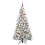 Árbol de Navidad artificial con ramas articuladas Verde 180 cm