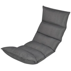 Folding gray fabric floor lounger by vidaXL, Floor chairs - Ref: Foro24-242397, Price: 99,56 €, Discount: %