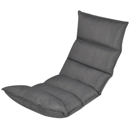 Folding gray fabric floor lounger by vidaXL, Floor chairs - Ref: Foro24-242397, Price: 99,56 €, Discount: %