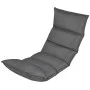 Folding gray fabric floor lounger by vidaXL, Floor chairs - Ref: Foro24-242397, Price: 99,56 €, Discount: %