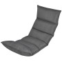 Klappbare Bodenliege aus grauem Stoff von vidaXL, Bodenstühle - Ref: Foro24-242397, Preis: 100,12 €, Rabatt: %
