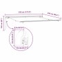 Toldo Manual 3,5 x 2,5 m Metal