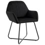 Sillas de comedor 2 unidades terciopelo negro de vidaXL, Sillas de comedor - Ref: Foro24-249805, Precio: 161,03 €, Descuento: %