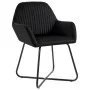 Sillas de comedor 2 unidades terciopelo negro de vidaXL, Sillas de comedor - Ref: Foro24-249805, Precio: 159,07 €, Descuento: %