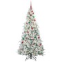 Árbol de Navidad artificial con ramas articuladas Verde 180 cm