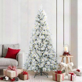 Árbol de Navidad artificial con ramas articuladas Verde 210 cm