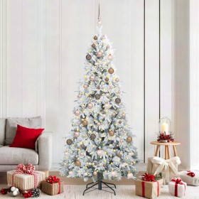 Árbol de Navidad artificial con ramas articuladas Verde 210 cm