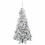 Árbol de Navidad artificial con ramas articuladas Verde 210 cm