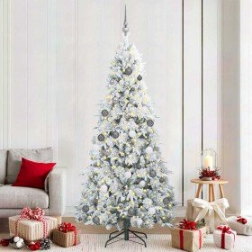 Árbol de Navidad artificial con ramas articuladas Verde 210 cm