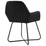 Sillas de comedor 2 unidades terciopelo negro de vidaXL, Sillas de comedor - Ref: Foro24-249805, Precio: 161,03 €, Descuento: %